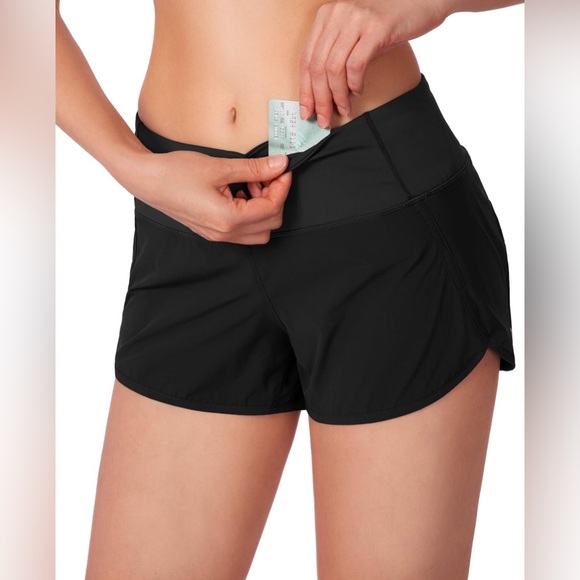 G Gradual Women's Running Shorts with Mesh Liner 3" - Picture 3 of 8